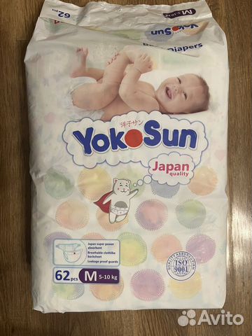 Подгузники Yokosun M