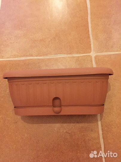 Вазон терра с подставкой для кактусов