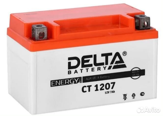 Акб 12V7Ah (150х86х94) (необслуж.) Delta