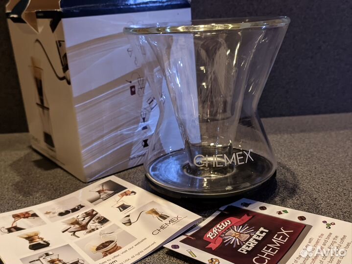 Воронка Chemex для кофе от V60 до V30