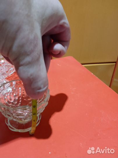 Конфетница СССР, икорница, стекло, хрусталь
