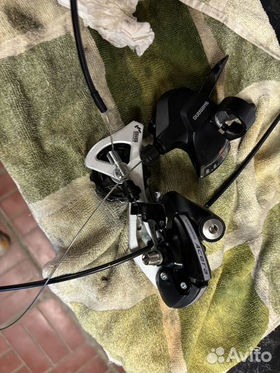 Трансмиссия shimano 8 скоросстная для велосипеда