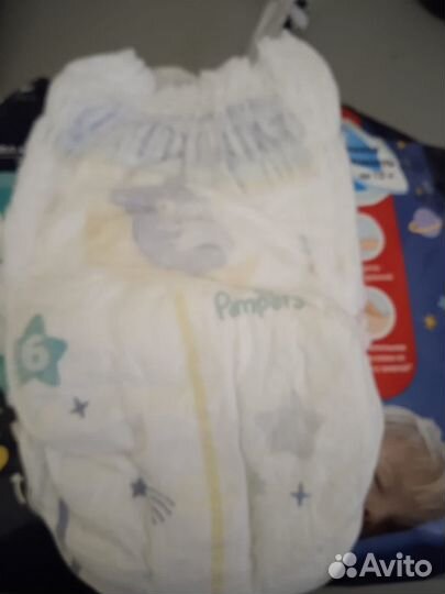Подгузники трусики pampers 6 ночные