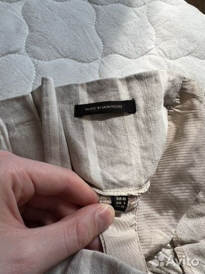 Льняные шорты Massimo dutti