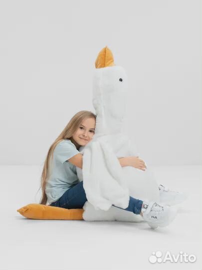 Мягкая игрушка гусь обнимусь 160 см