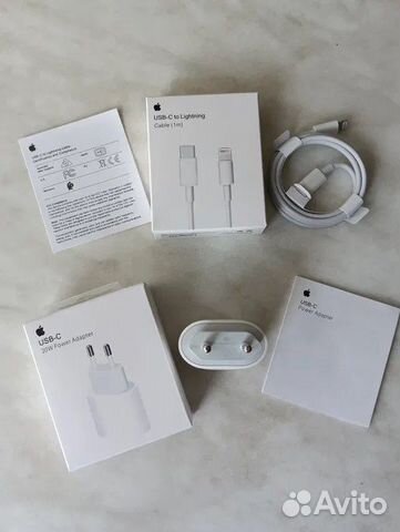 Зарядка (блок+провод) на iPhone 20w опт и розница