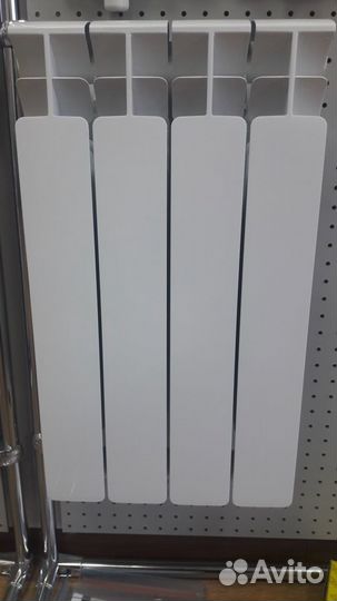 Радиатор отопления биметаллический, алюминиевый