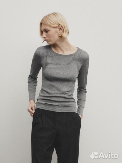 New Топ двойной Massimo dutti L Испания