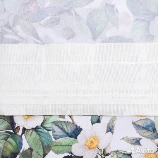 Комплект штор для кухни с подхватами Сamellia 145х