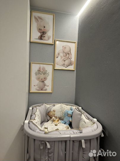 Бортики в детскую кроватку