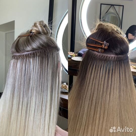 Безопасное наращивание волос