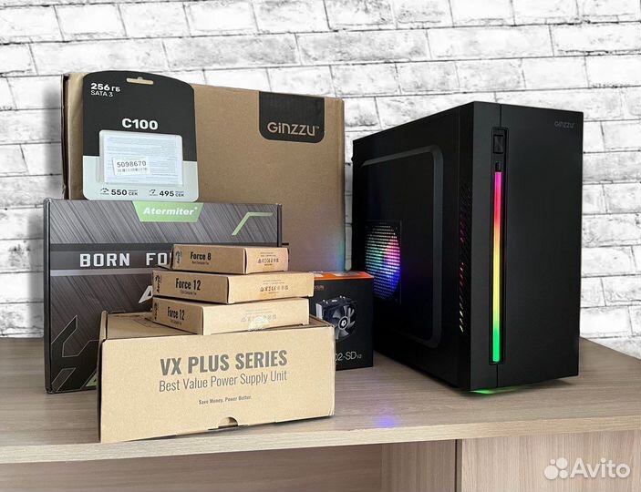 Игровой пк intel 8 ядер/Rx580 8gb/16 Gb /SSD
