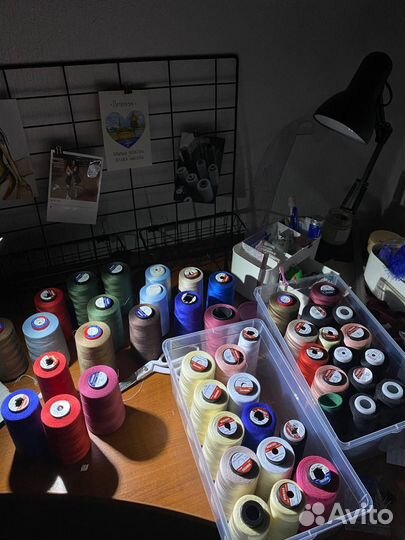 Нитки швейные