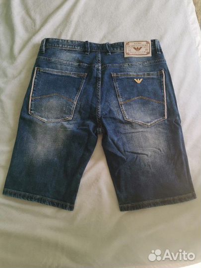 Брендовые мужские джинсовые шорты 