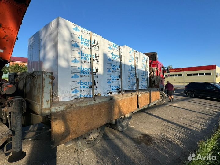Газосиликатные блоки Бонолит с завода