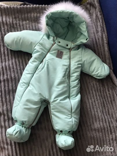 Зимний комбинезон трансформер для новорожденных