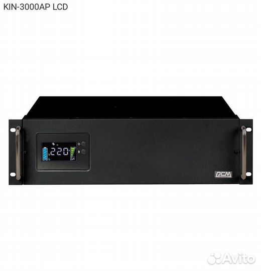 Ибп Powercom King Pro RM 3000VA, Rack 3U, KIN-3000