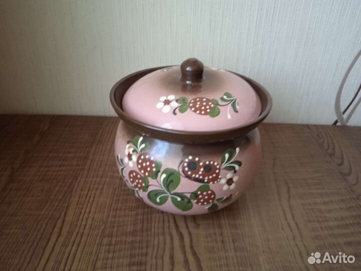 Горшок керамический. Супница СССР