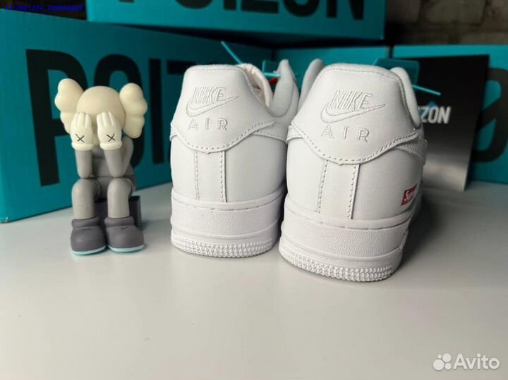 Кроссовки nike air force 1 supreme оригинал Poizon