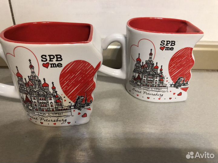 Кружки из Санкт -Петербурга, новые