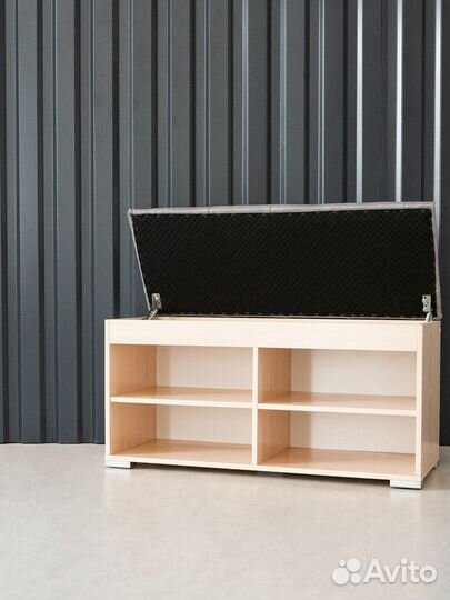 Банкетка обувница в прихожую с ящиком для хранения