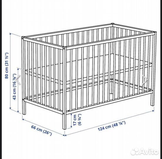 Детская кровать IKEA