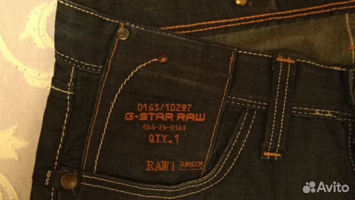 Джинсы оригинал прямые G-Star Raw (W33/L32-34)