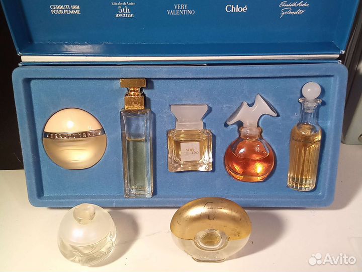Винтажные миниатюры духи