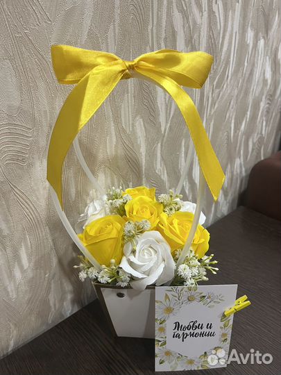 Цветы из мыла