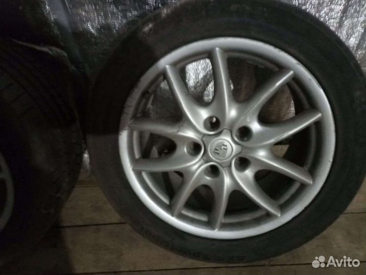 Обвес и диски на Porsche