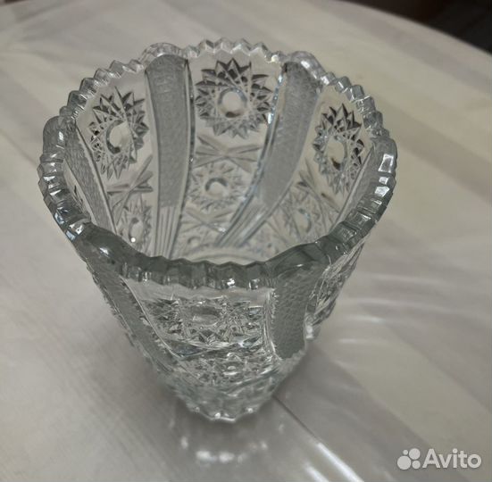 Ваза чешский хрусталь Богемия