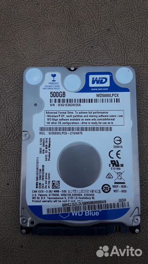 Hdd 500gb WD SATA III