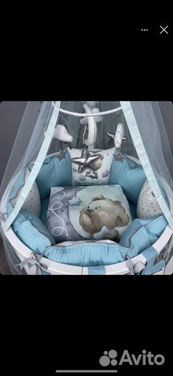 Бортики в детскую кроватку