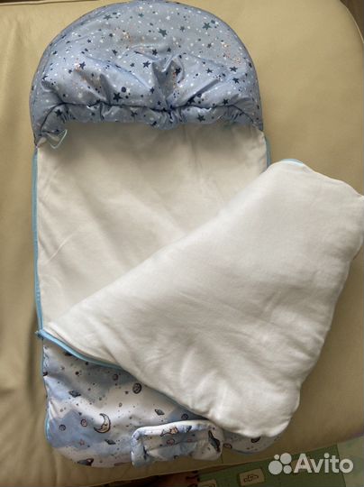 Комплект на выписку(комбинезон+конверт)