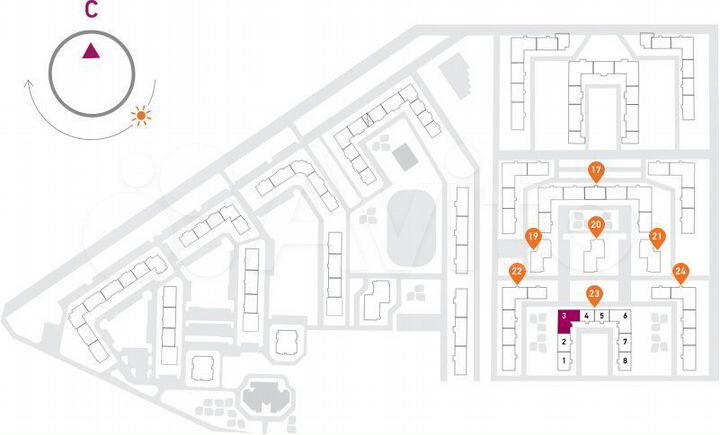 2-к. квартира, 38,3 м², 14/17 эт.