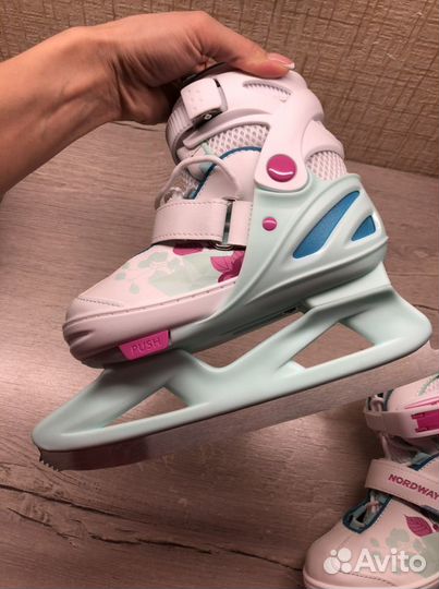 Коньки 31-36 размер заточенные