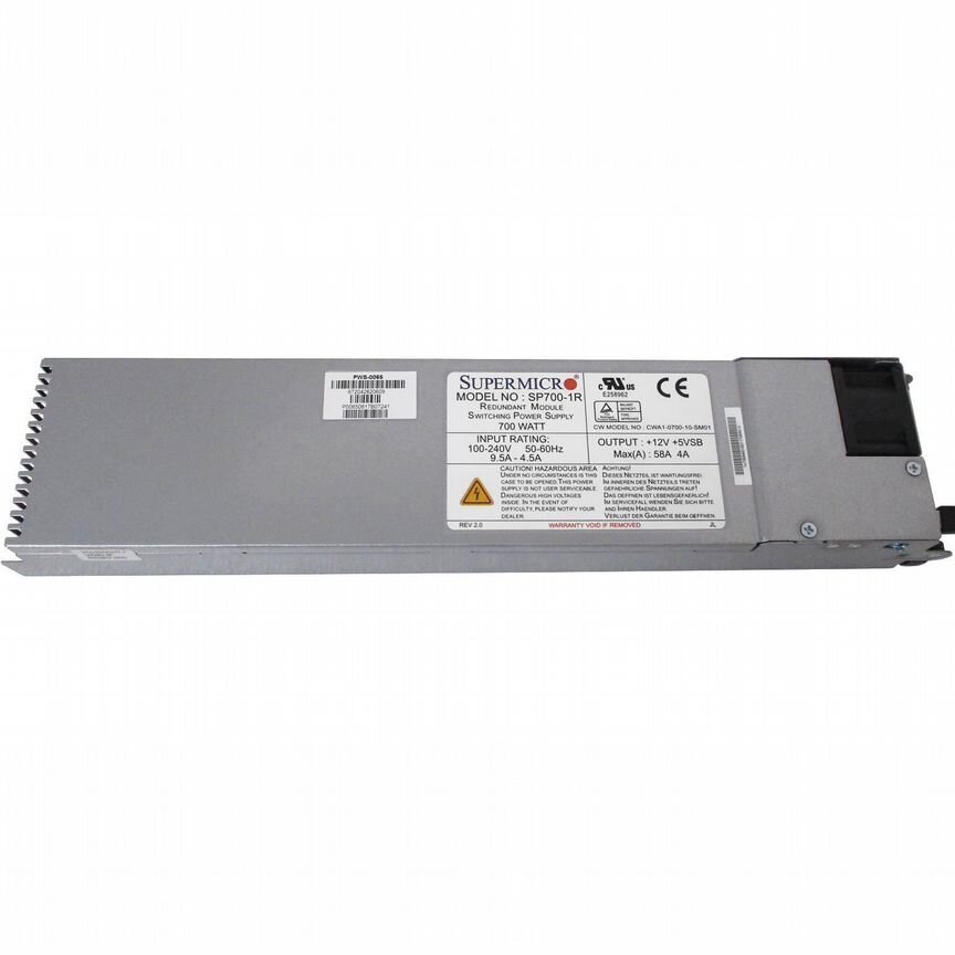 [SP700-1R] Блок Питания Supermicro 700wt Pws-0065 Sp700-1r