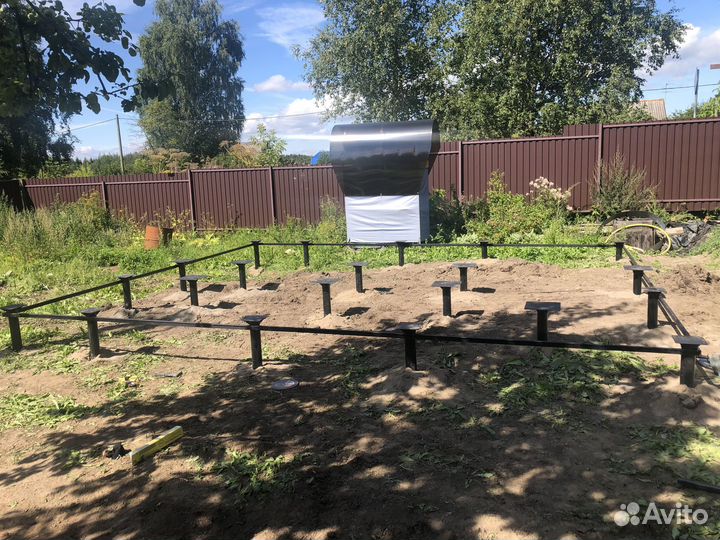 Свайный фундамент сваи