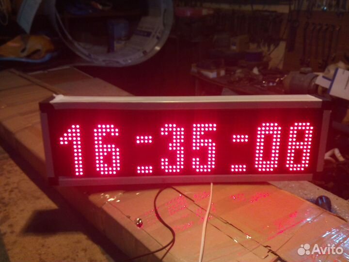 Светодиодные часы, Бегущая строка,Температура,Дата