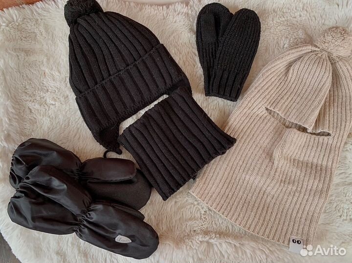 Комплект шапка и снуд демисезон на мальчика