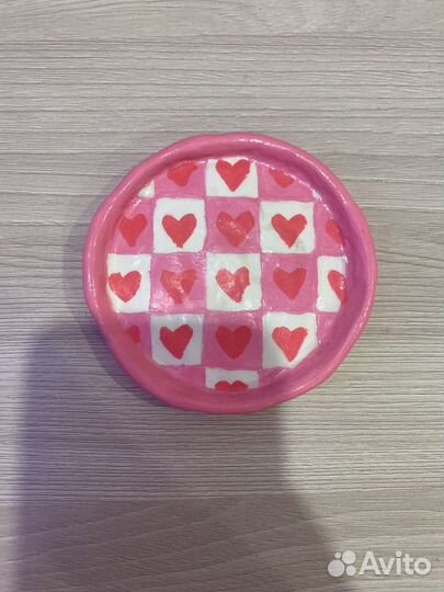 Тарелочки из глины