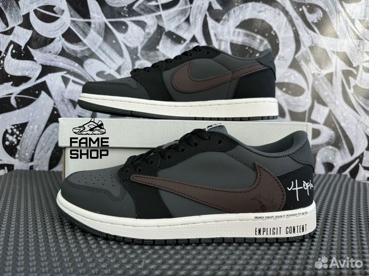 Кроссовки Nike Air Jordan 1 Low x Travis Scott