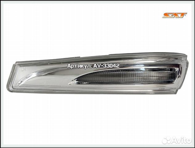 Фонарь указателя поворота на зеркало hyundai solar