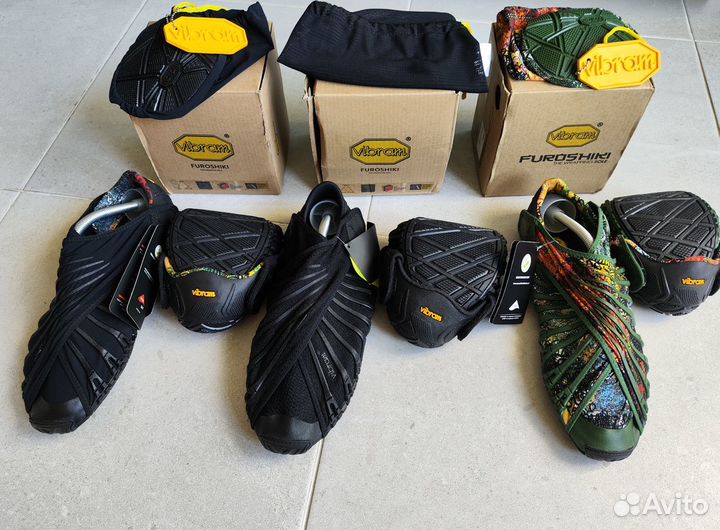 Новые тапочки Furoshiki Vibram оригинал 3 пары