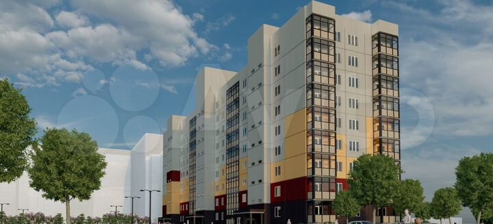 1-к. квартира, 36,6 м², 8/9 эт.