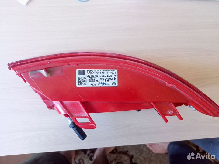 Фонарь задний левый Audi A6(C6), 2008