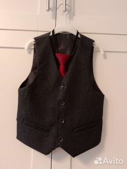 Костюм-тройка Серый 116-122