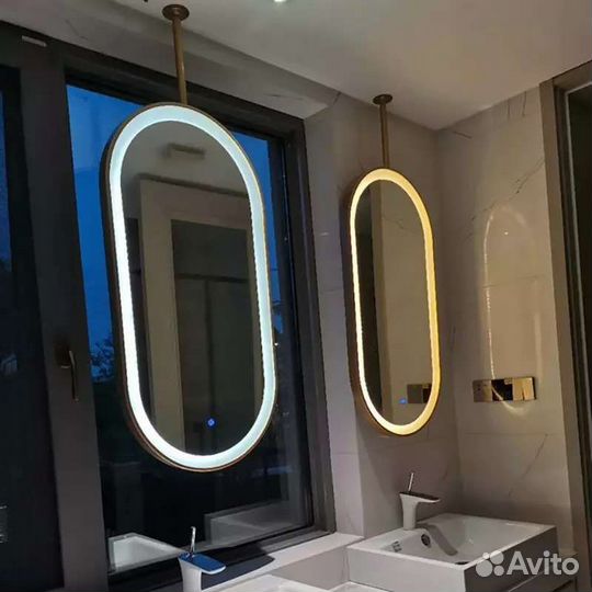 Зеркало подвесное с подсветкой