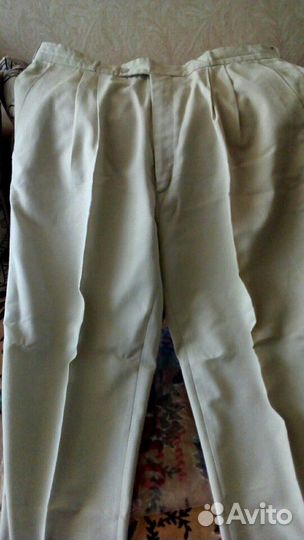 Брюки х/б мужские, рубашка льняная мужская
