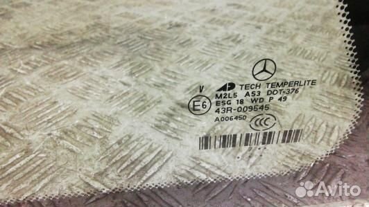 Стекло кузова боковое заднее левое mercedes benz G